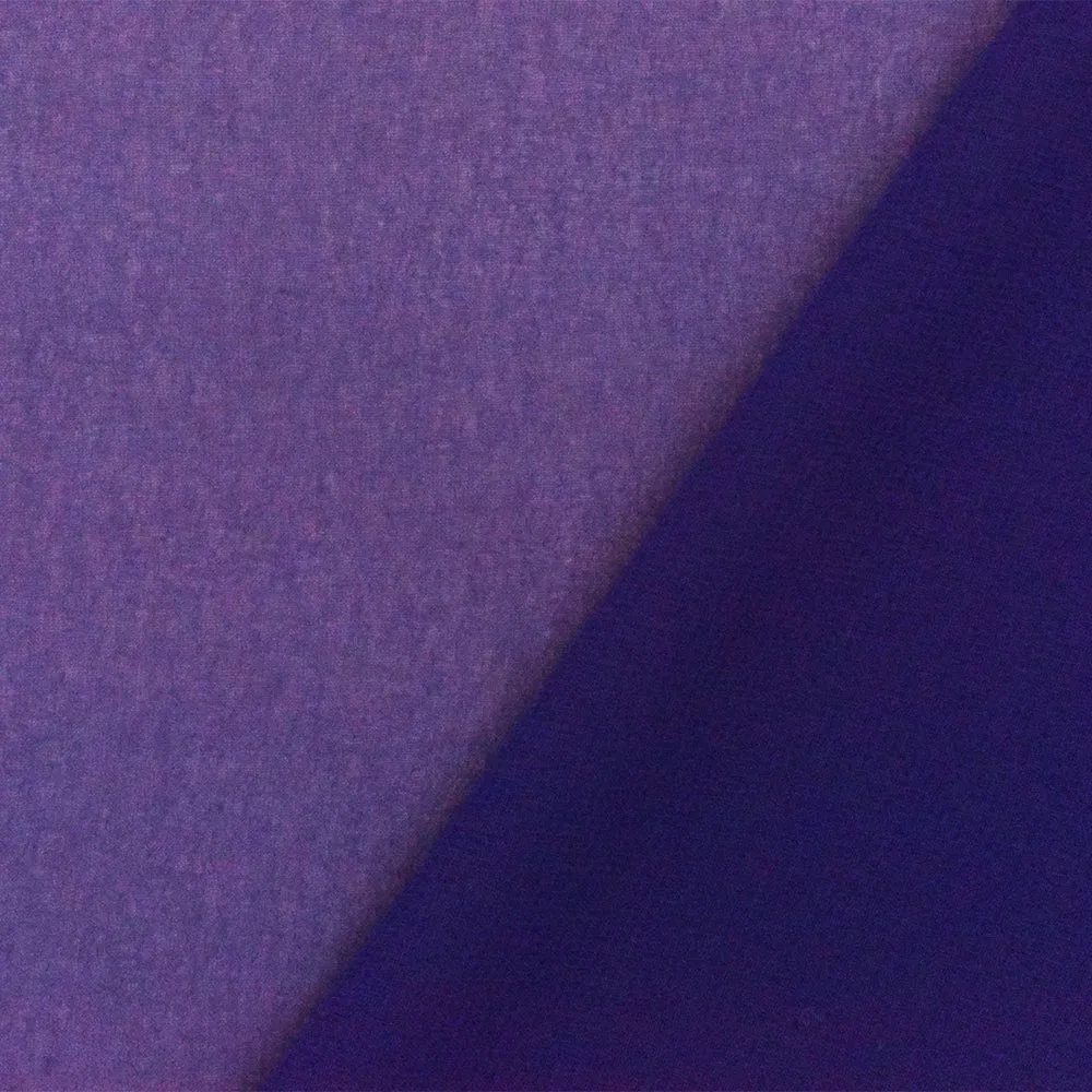 Purple Solid Polyester Chiffon Woven Fabric