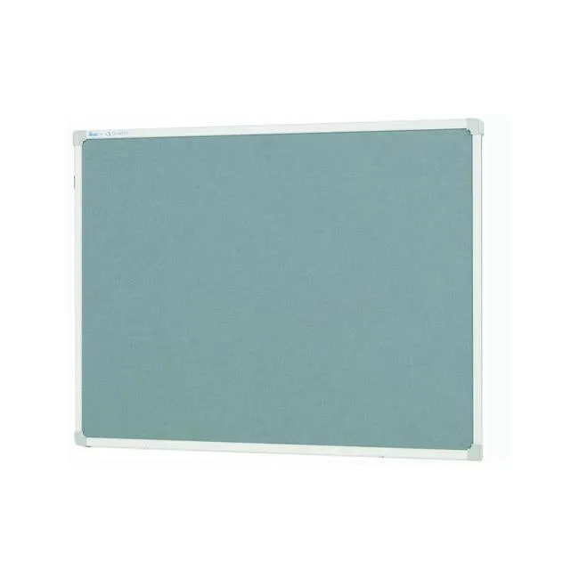 Quartet penrite bulletin board felt 900x1200mm grey