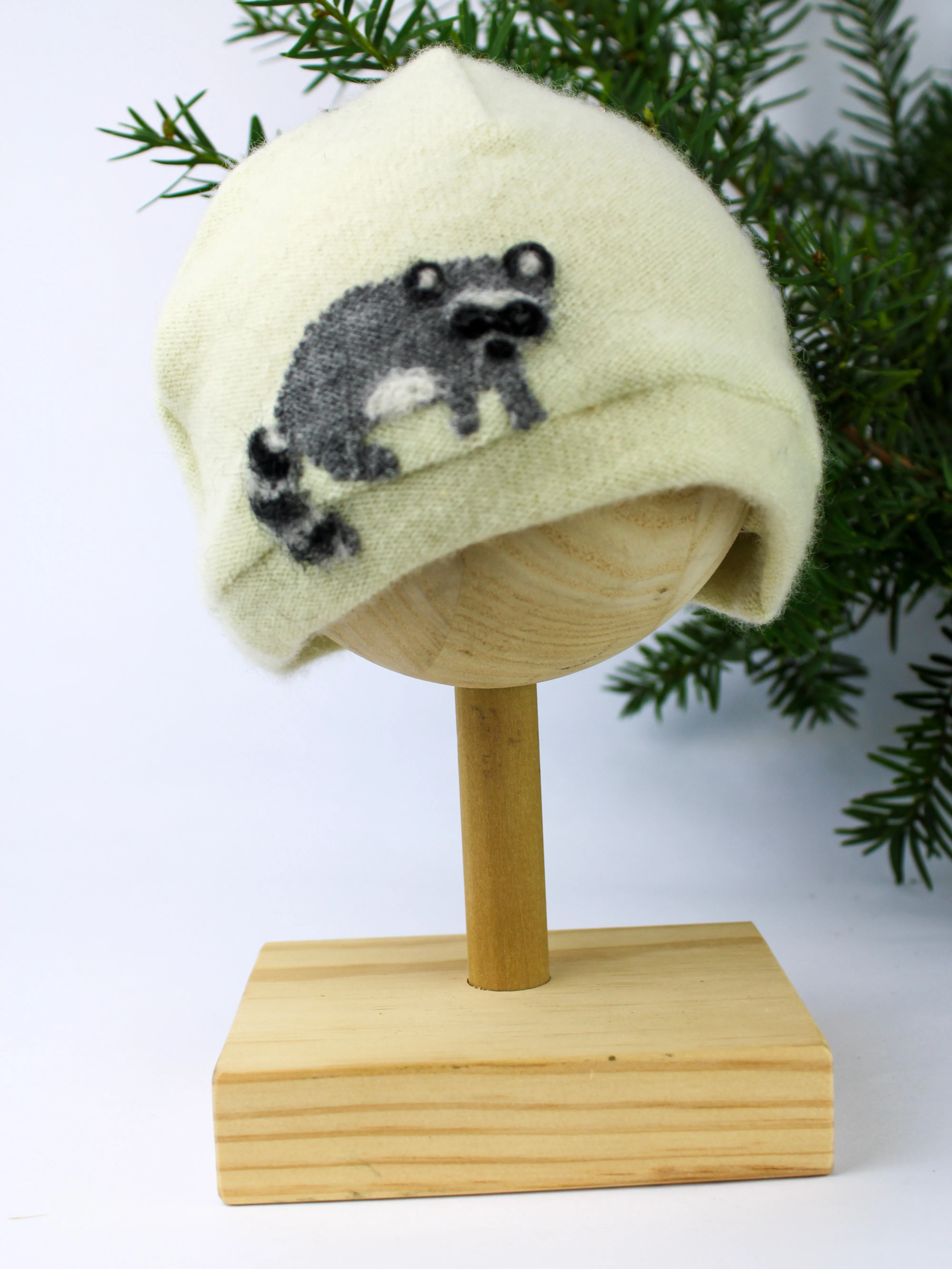 Raccoon Cashmere Hat - Baby