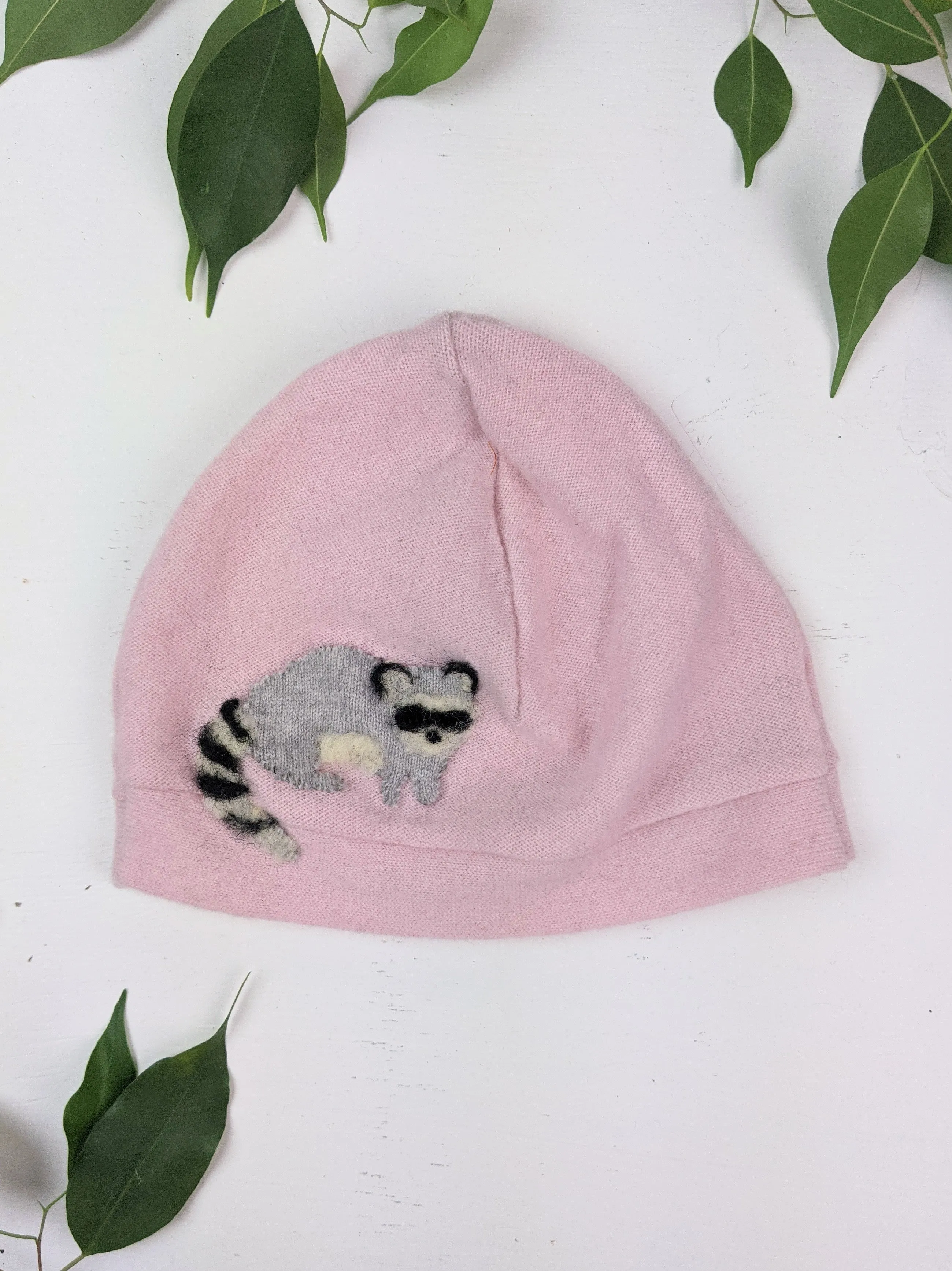 Raccoon Cashmere Hat - Baby