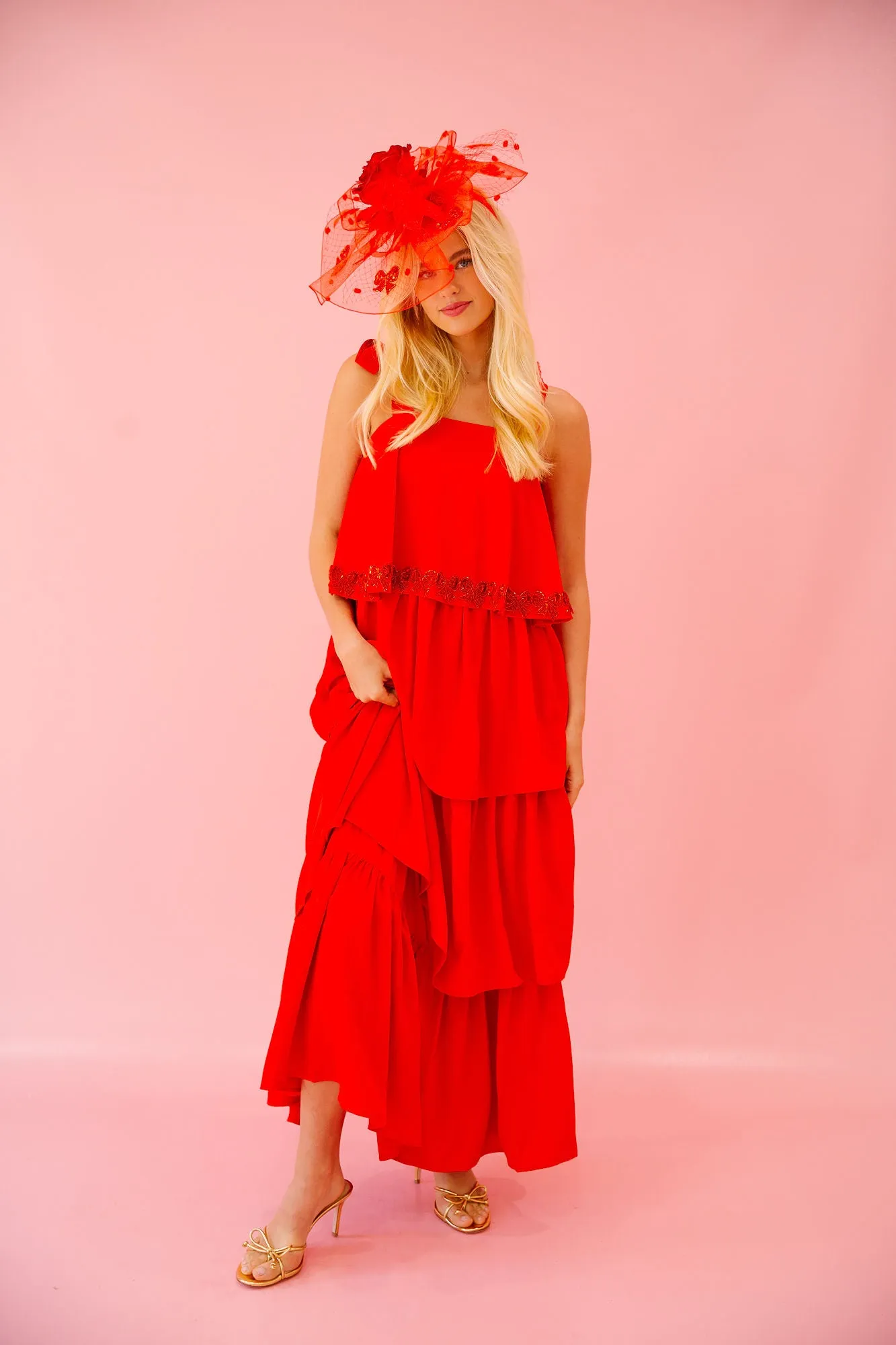 RED BOW DRESS