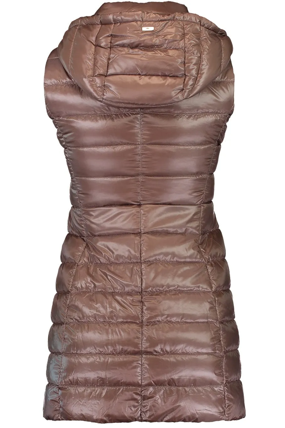 Removable Hood Iconico Serena Nylon Ultralight Long Vest