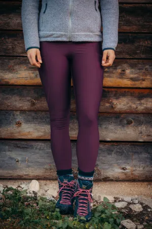 Rise Thermo Pocket Leggings Dark Plum - Tall ( 7cm)