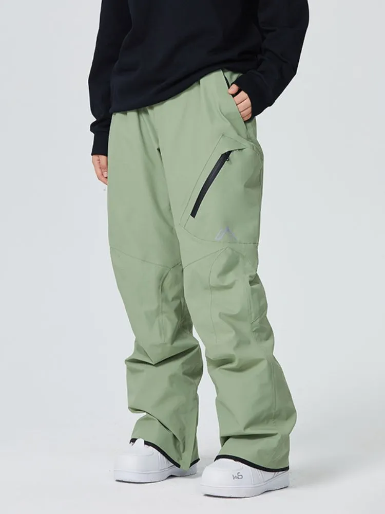 Searipe Diagonal Zipper Snow Pants - Men's