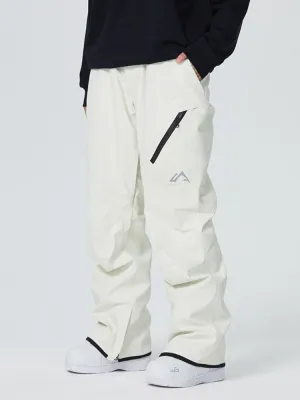 Searipe Diagonal Zipper Snow Pants - Men's