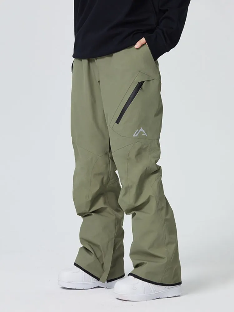 Searipe Diagonal Zipper Snow Pants - Men's