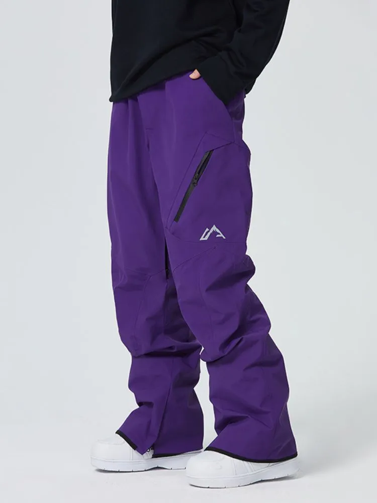 Searipe Diagonal Zipper Snow Pants - Men's