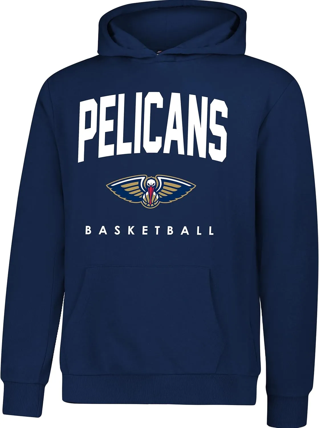 Ultra Game NBA Official Youth Super Soft Teamster Hoodie Sweatshirt, New Orleans Pelicans, Team Color|New Orleans Pelicans