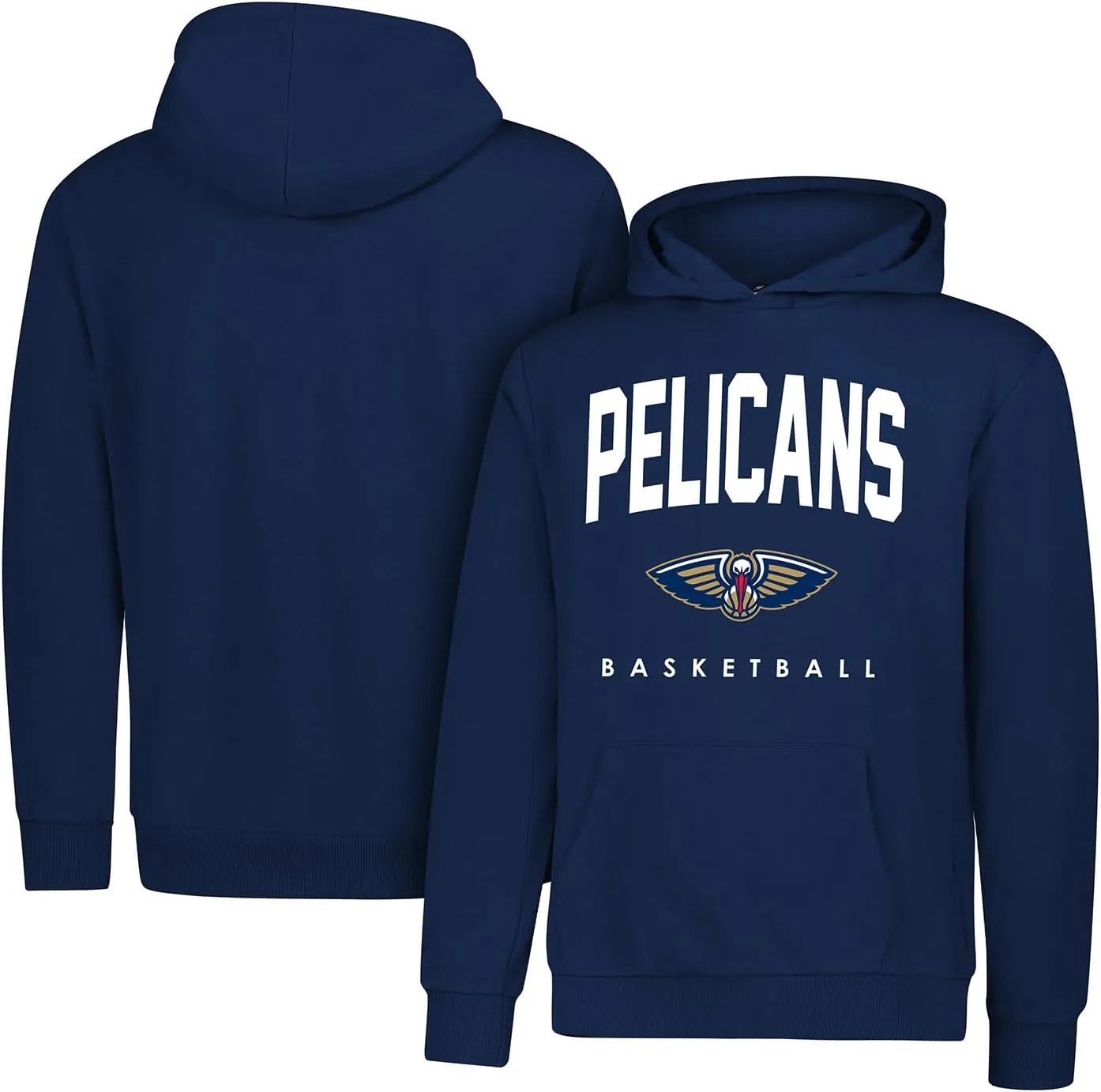 Ultra Game NBA Official Youth Super Soft Teamster Hoodie Sweatshirt, New Orleans Pelicans, Team Color|New Orleans Pelicans