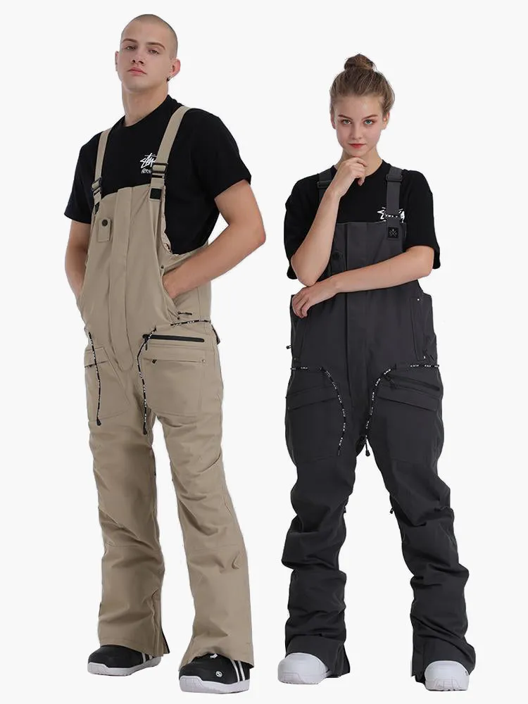 Unisex Overalls Snowboard Ski Bibs Pants