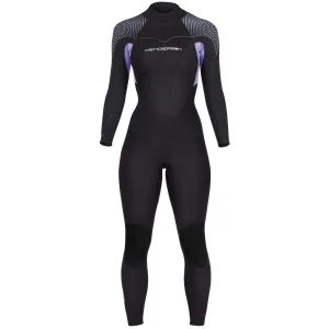 Used Henderson 3mm Women's Thermoprene Pro Dive Jumpsuit, Black / Purple, Size: 12