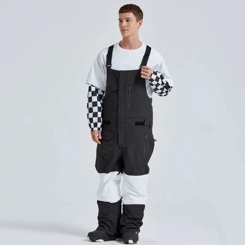 Winter Couple Style Snow Bibs Pants