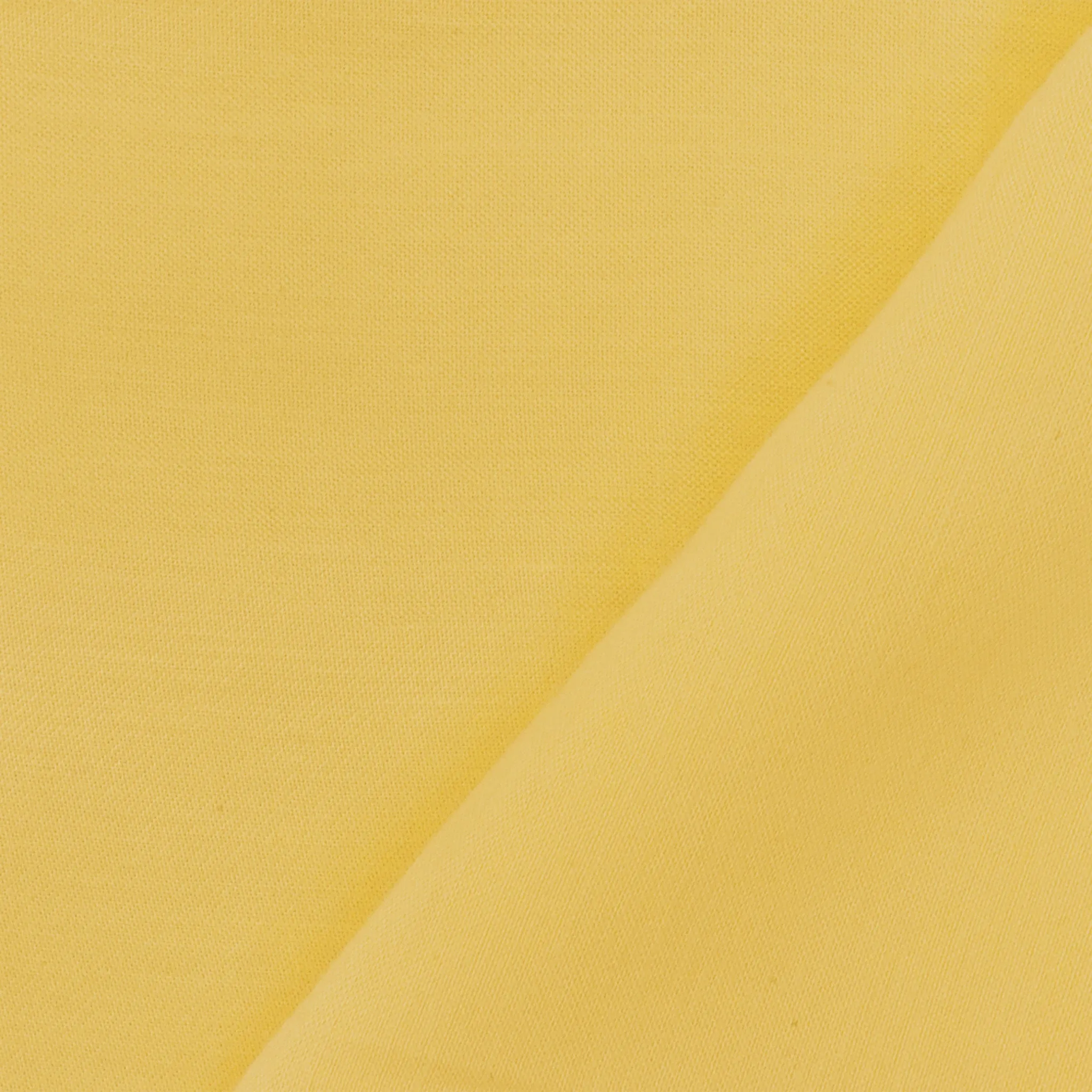 Yellow Famous Designer Cupro Blend Liquid Twill Woven Fabric